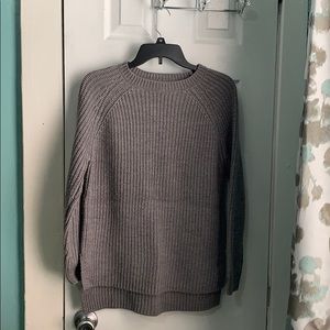 Knitted tunic style sweater